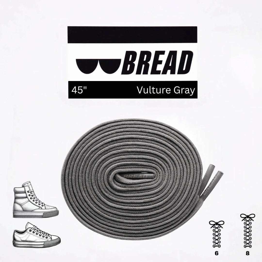 BREAD Laces 'Vulture Gray'
