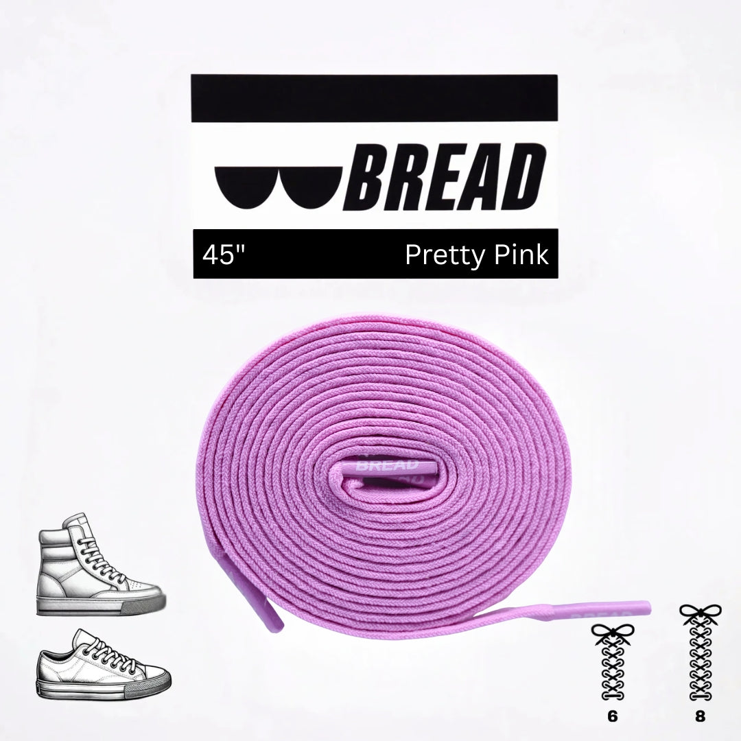 BREAD Laces 'Pretty Pink'
