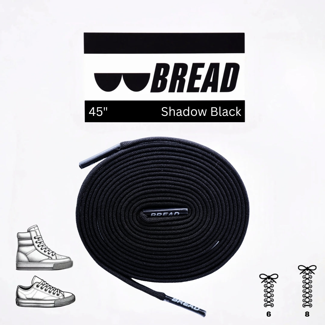 BREAD Laces 'Shadow Black'