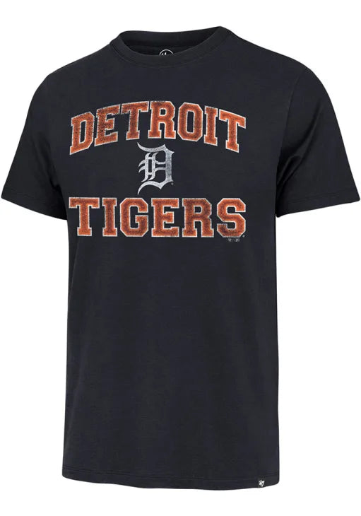 Detroit Tigers - Atlas Blue Union Aarch Franklin Men T-Shirt - Mann