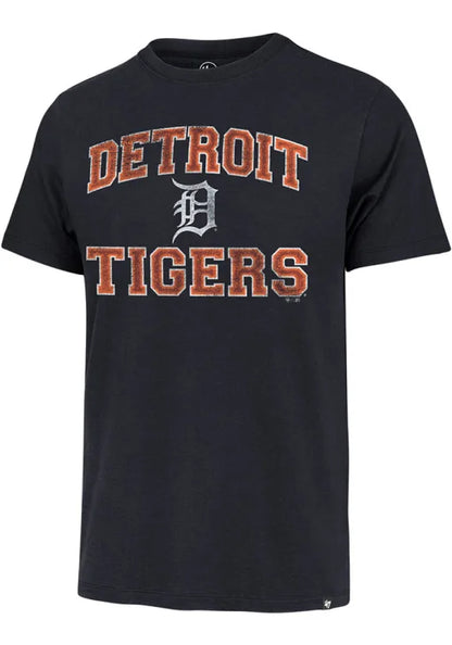 Detroit Tigers - Atlas Blue Union Aarch Franklin Men T-Shirt - Mann