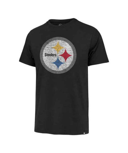 Pittsburgh Steelers - Logo Black T-Shirt - Mann