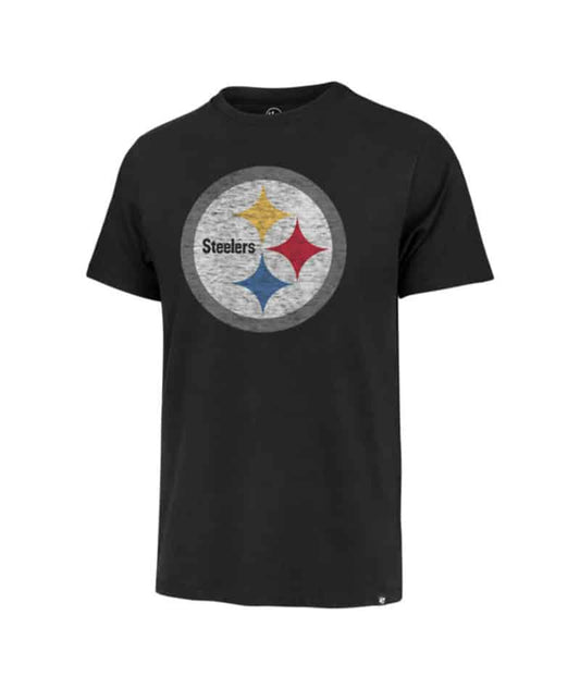 Pittsburgh Steelers - Logo Black T-Shirt - Mann
