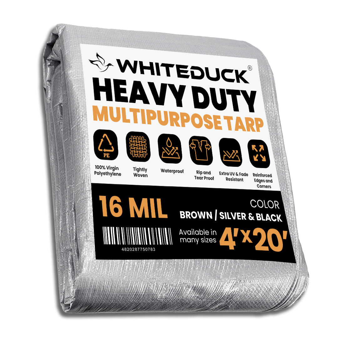 WDO Super Heavy Duty Poly Tarp Cover Thick 16 Mil, 8 oz
