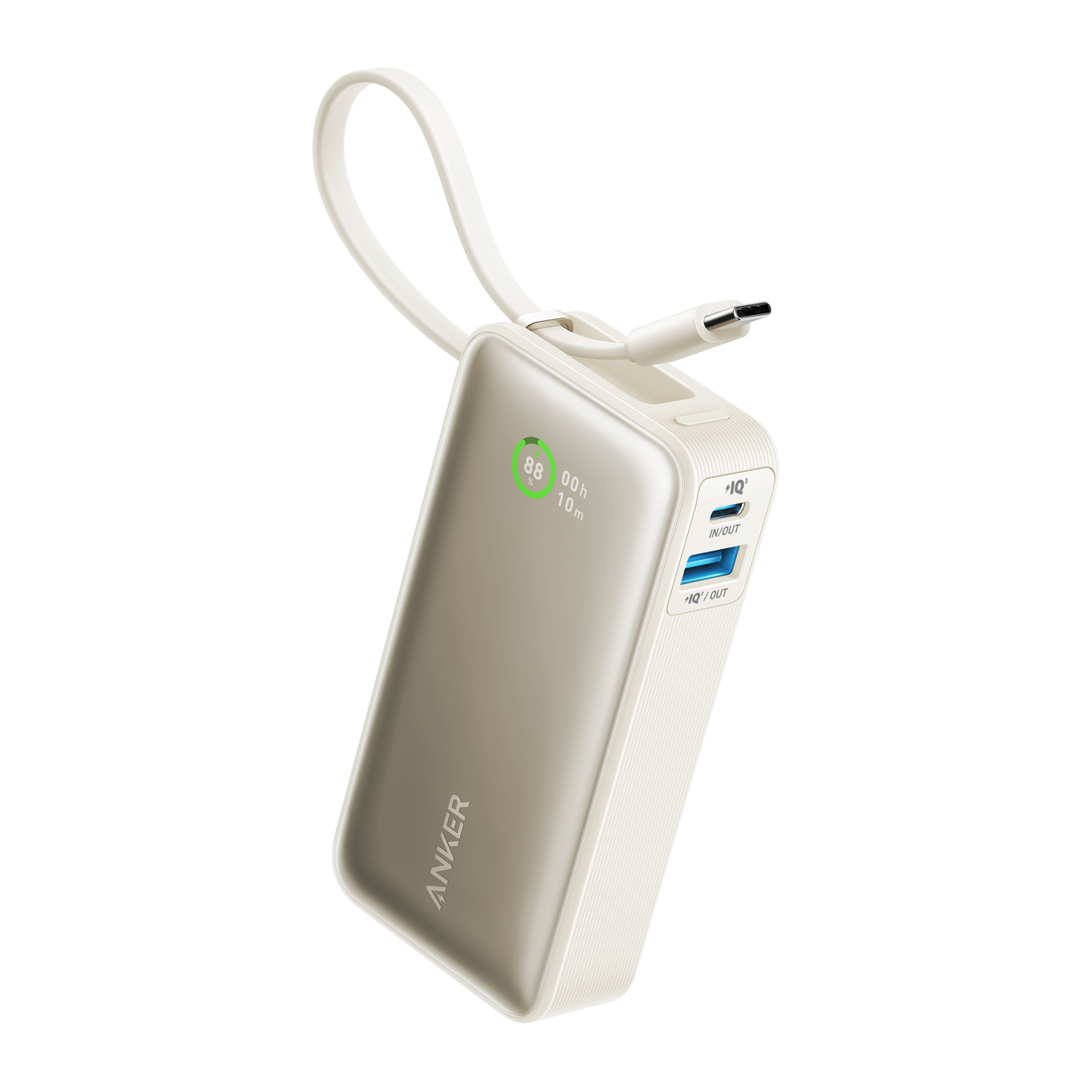Anker Nano Power Bank (30W, Built-In USB-C Cable) - Mann