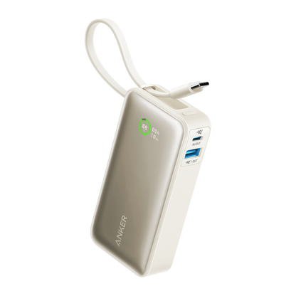 Anker Nano Power Bank (30W, Built-In USB-C Cable) - Mann