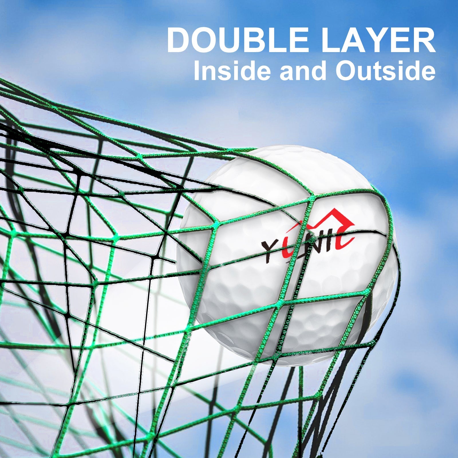 Yunic Golf Driving Practice Cage (Green) - Mann