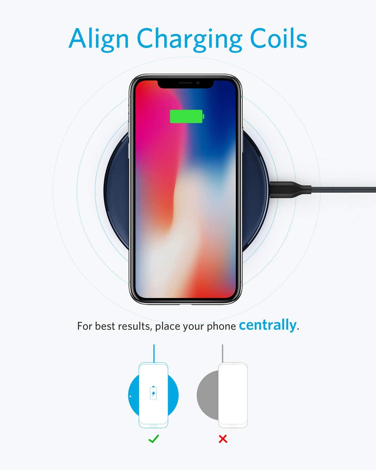 Anker 313 Wireless Charger (Pad) - Mann