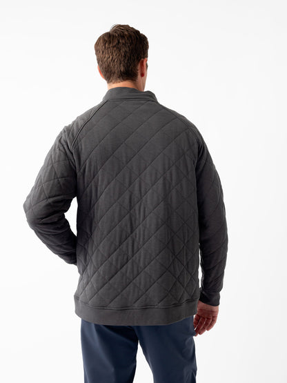 Cozy Earth Brushed Bamboo Quilted Snap Pullover