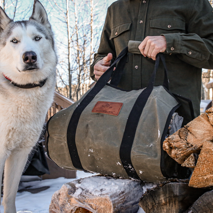 WDO Rectangle Canvas Firewood Log Carriers