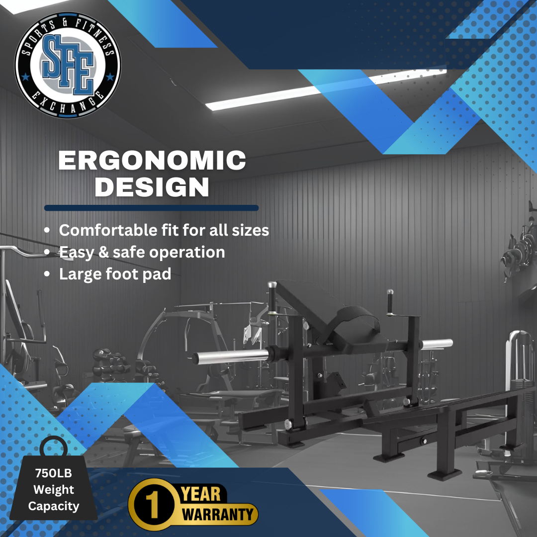 SFE Plate Loaded Hip Thrust Glute Drive Machine