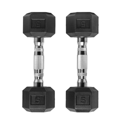 Barbell Standard - Rubber Hex Dumbbells - Mann