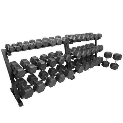 Barbell Standard - Rubber Hex Dumbbells - Mann