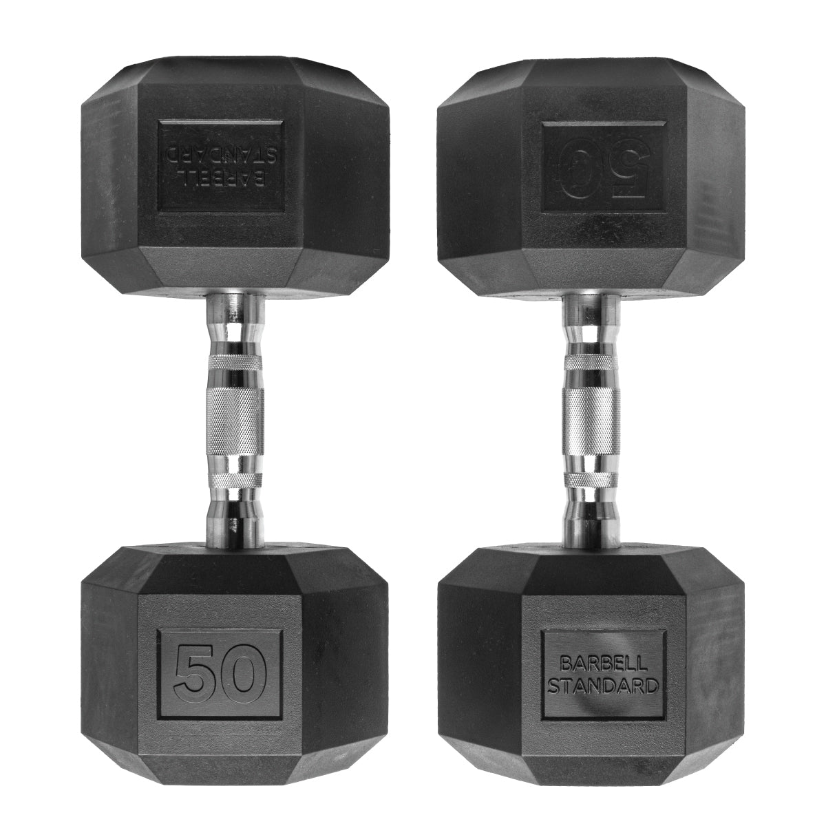 Barbell Standard - Rubber Hex Dumbbells - Mann