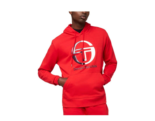 Size M Sergio Tacchini Essential Hoodie High Risk Red
