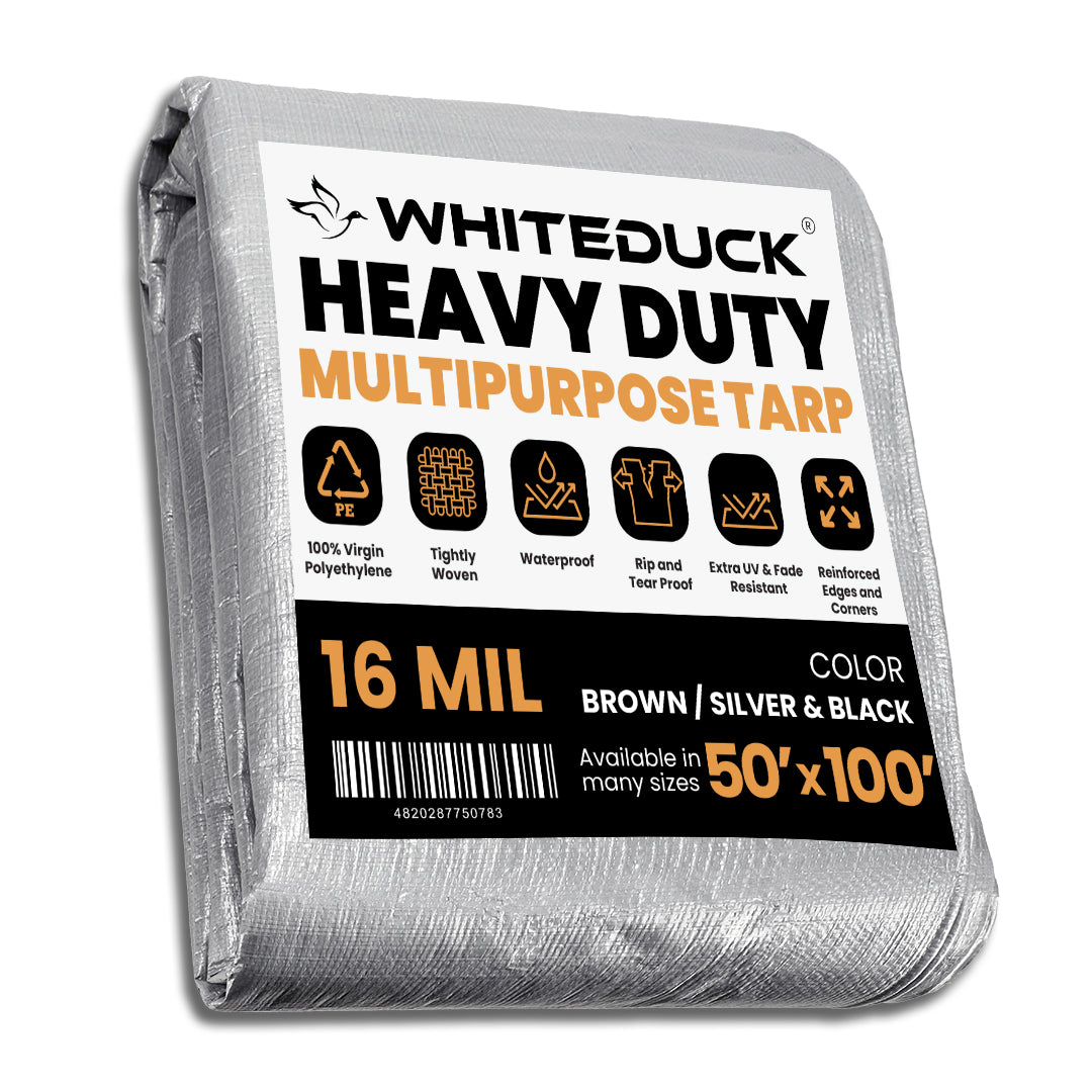 WDO Super Heavy Duty Poly Tarp Cover Thick 16 Mil, 8 oz