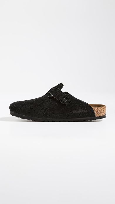 Birkenstock Boston Suede 'Black'