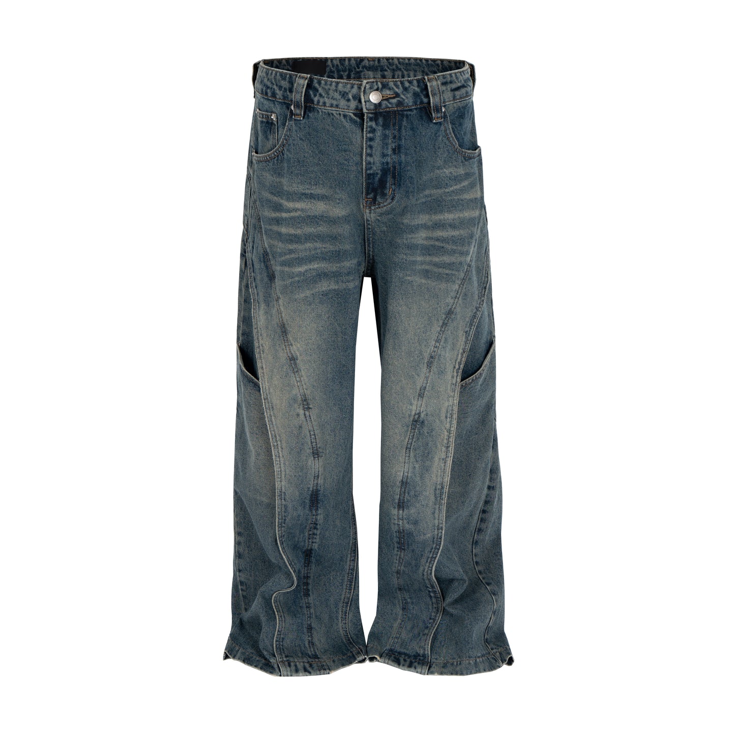 UNDEVELOPED Wideboy Contrast Panel Denim