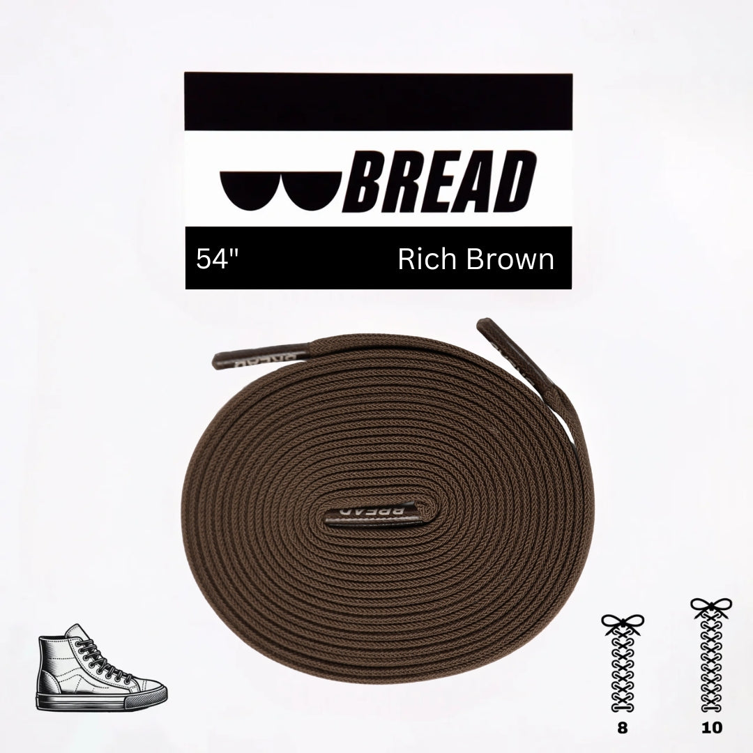 BREAD Laces 'Rich Brown'