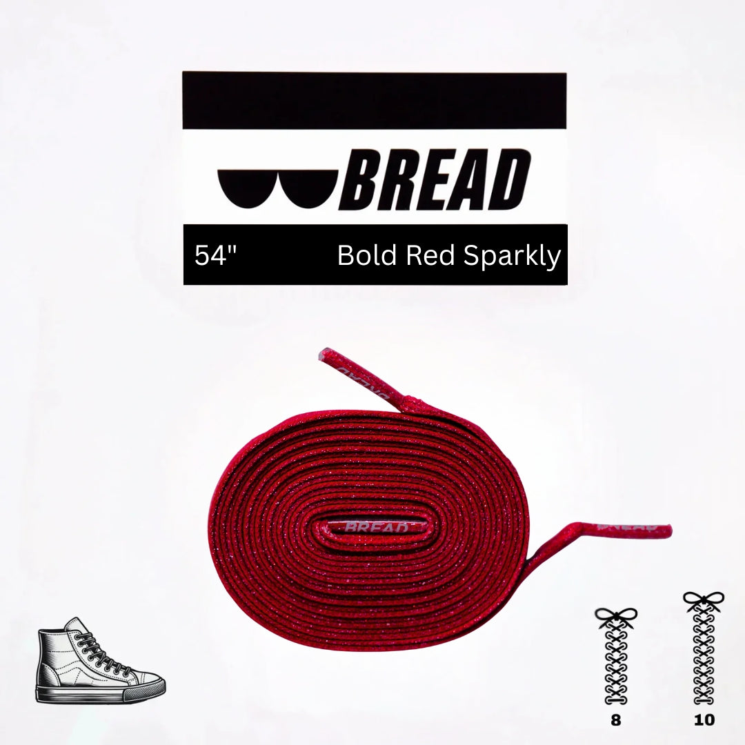 BREAD Laces 'Bold Red'
