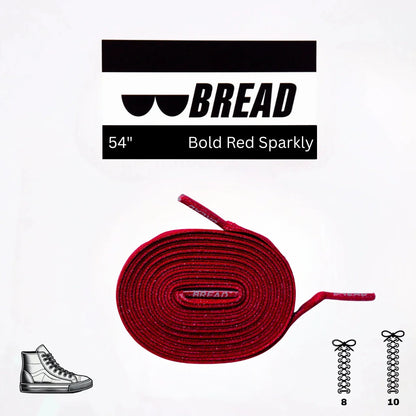 BREAD Laces 'Bold Red'