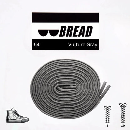 BREAD Laces 'Vulture Gray'