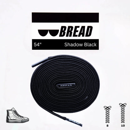 BREAD Laces 'Shadow Black'