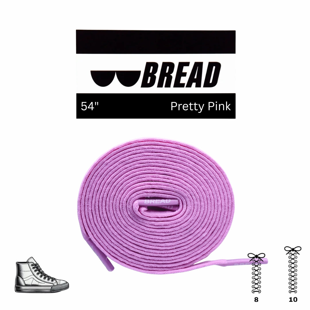 BREAD Laces 'Pretty Pink'