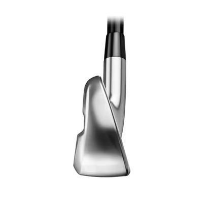 Men’s golf iron club head, silver finish, close-up on white background, MANN lifestyle store