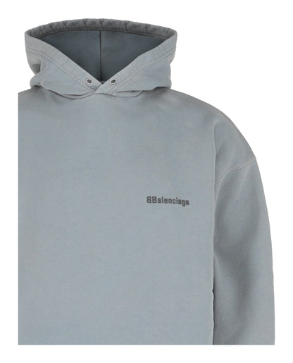 Balenciaga Embroidered Logo Hoodie