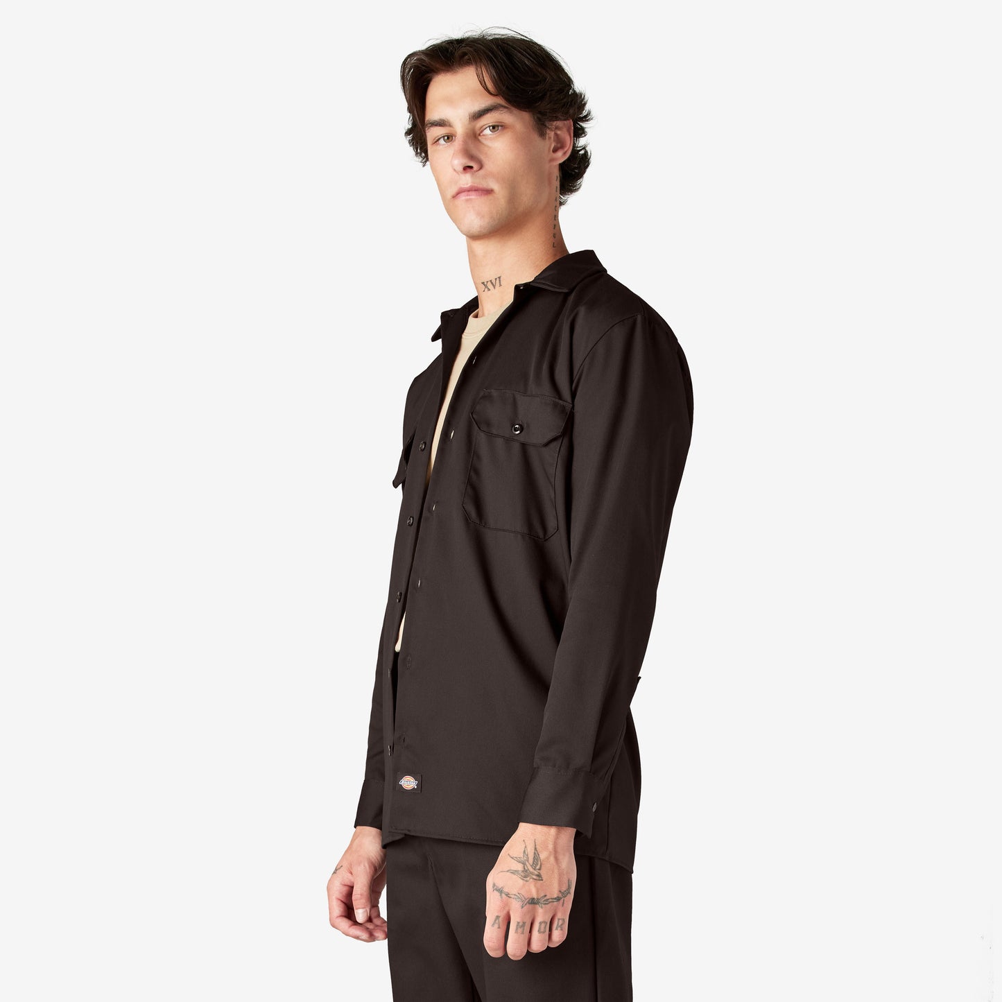 Dickies Long Sleeve Work Shirt - Mann