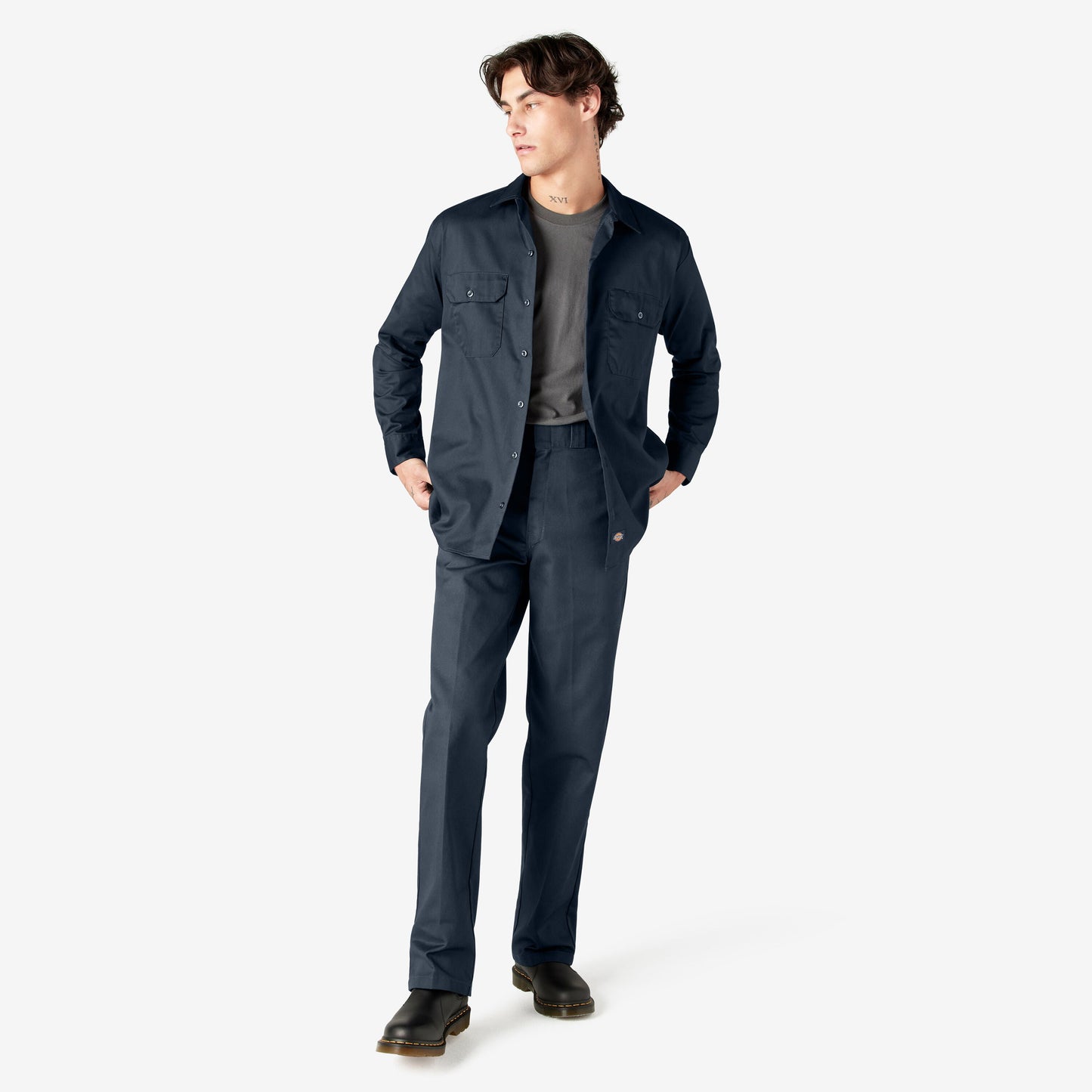 Dickies Long Sleeve Work Shirt - Mann