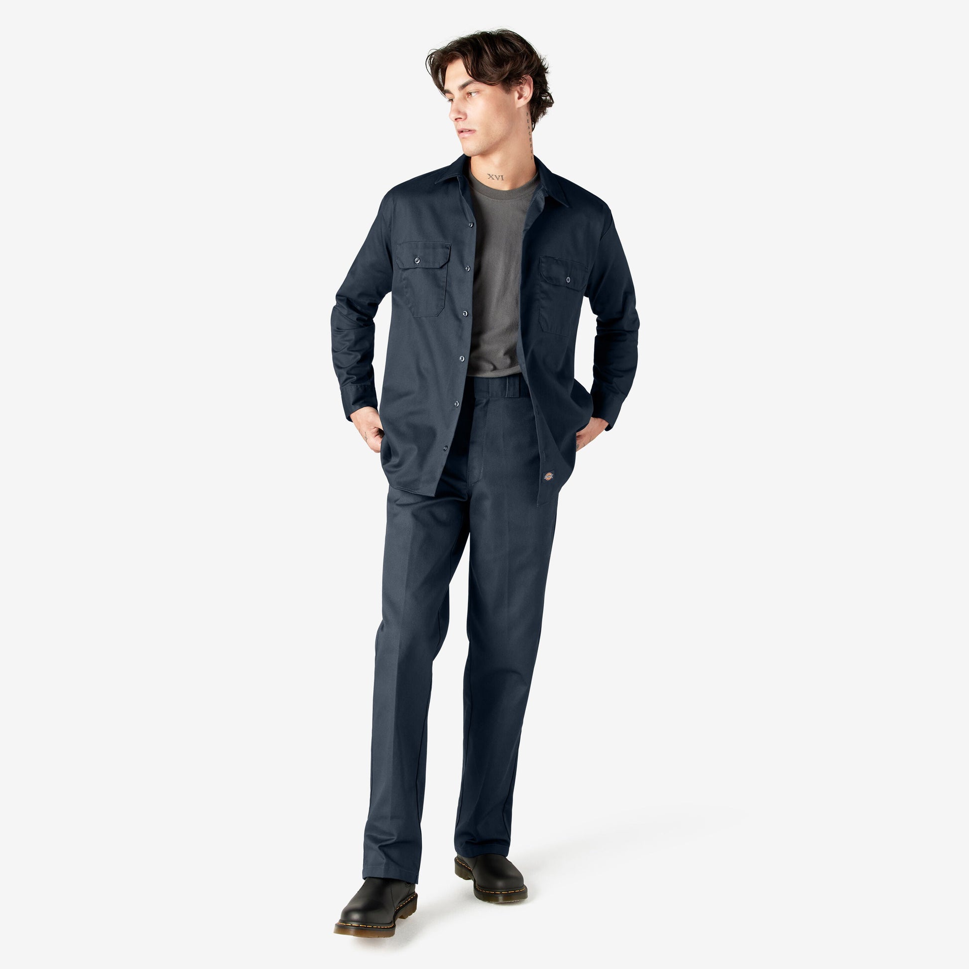 Dickies Long Sleeve Work Shirt - Mann