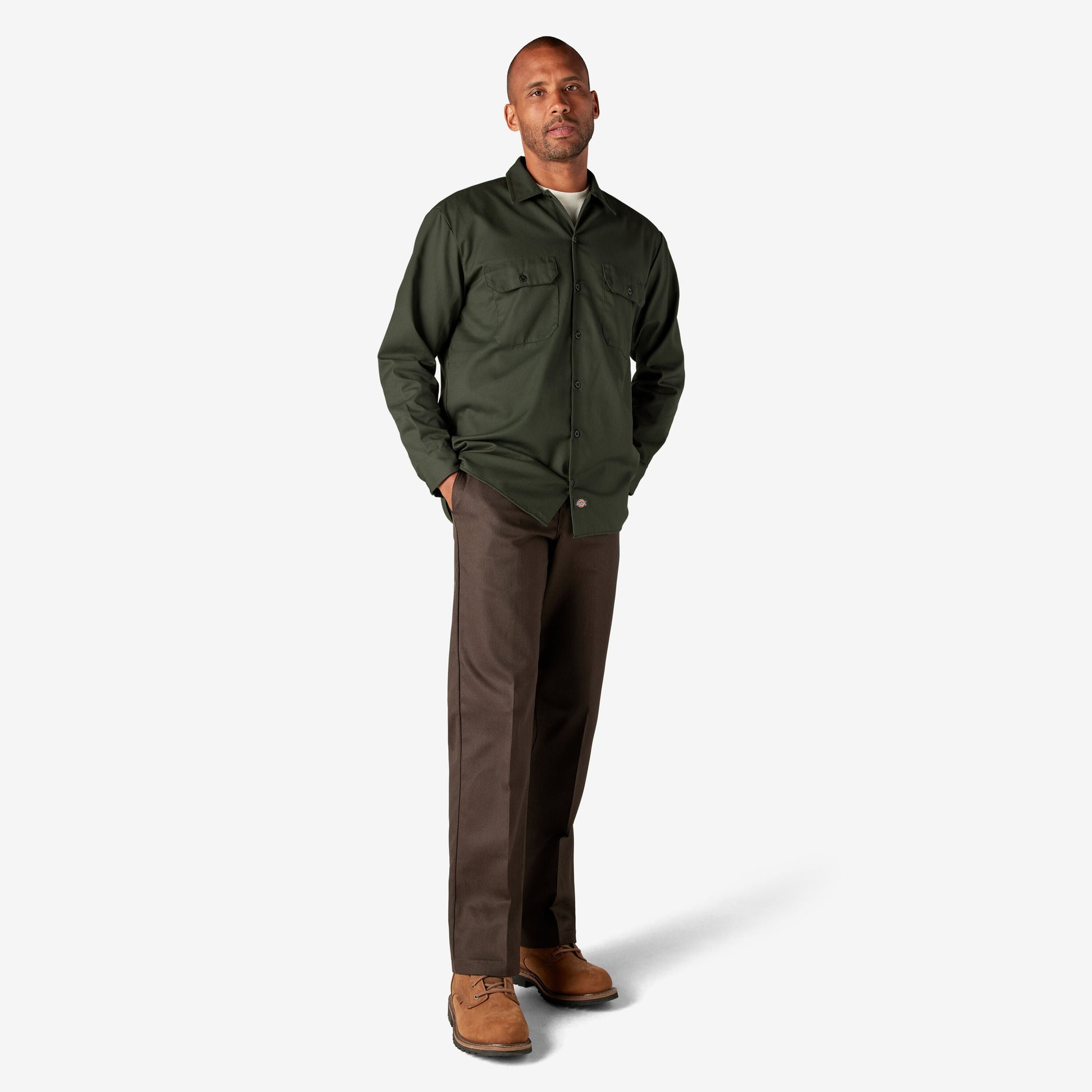 Dickies Long Sleeve Work Shirt - Mann