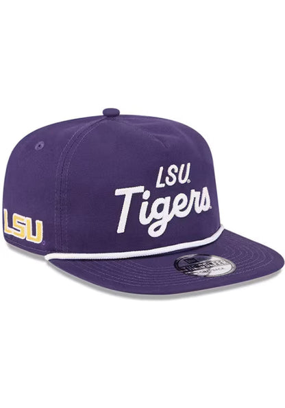 LSU Tigers - Golfer Snapback Hat, New Era - Mann