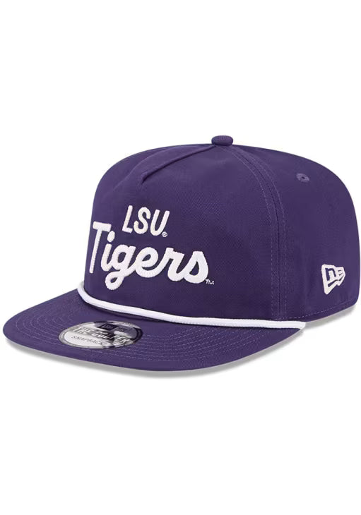 LSU Tigers - Golfer Snapback Hat, New Era - Mann