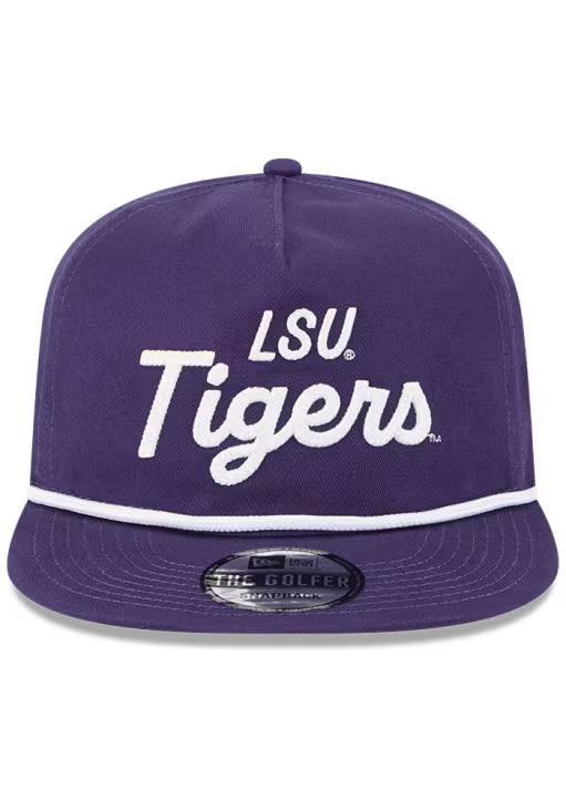 LSU Tigers - Golfer Snapback Hat, New Era - Mann