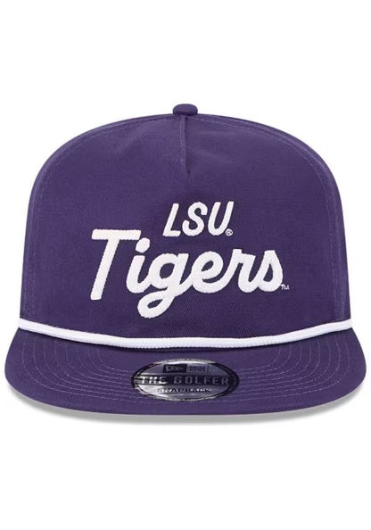LSU Tigers - Golfer Snapback Hat, New Era - Mann