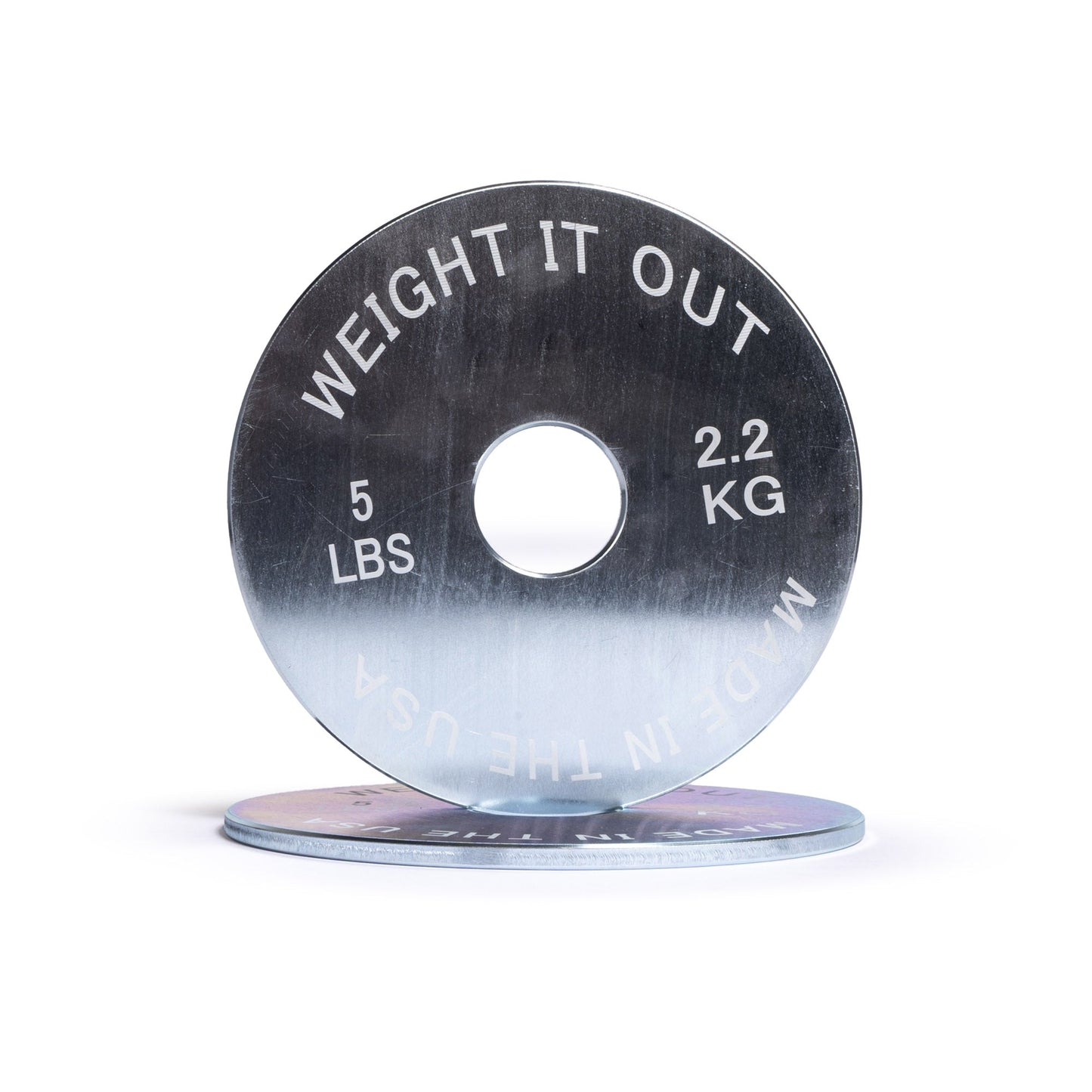 Pre-Order: Weight It Out - Custom Engraved Solid Steel Calibrated Weight Plate Pairs