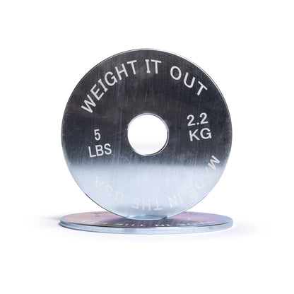 Pre-Order: Weight It Out - Custom Engraved Solid Steel Calibrated Weight Plate Pairs