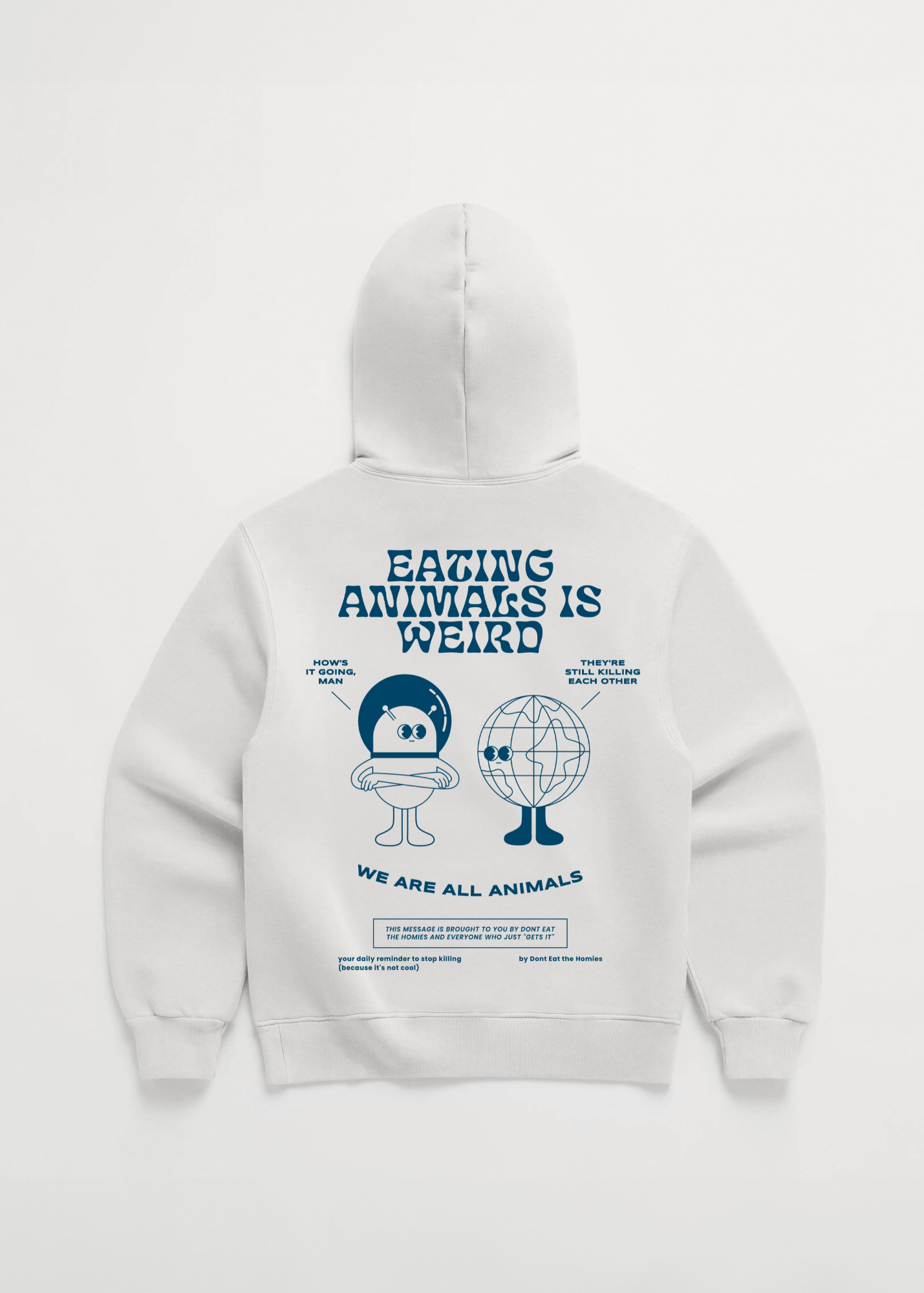 DETH Eating Animals Is Weird Hoodie - Mann