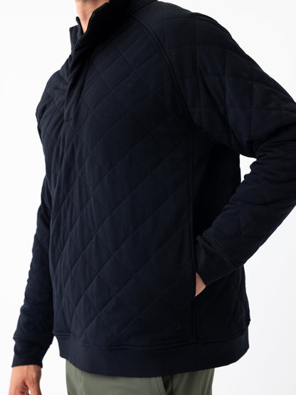 Cozy Earth Brushed Bamboo Quilted Snap Pullover