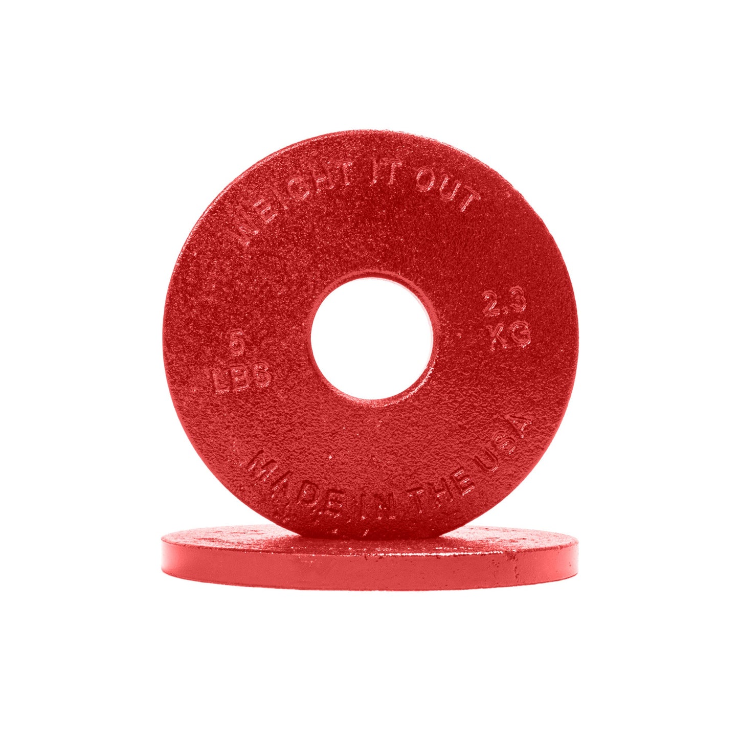 Weight It Out - Standard 1" Center Hole Cast Iron Machined Weight Plate Pairs