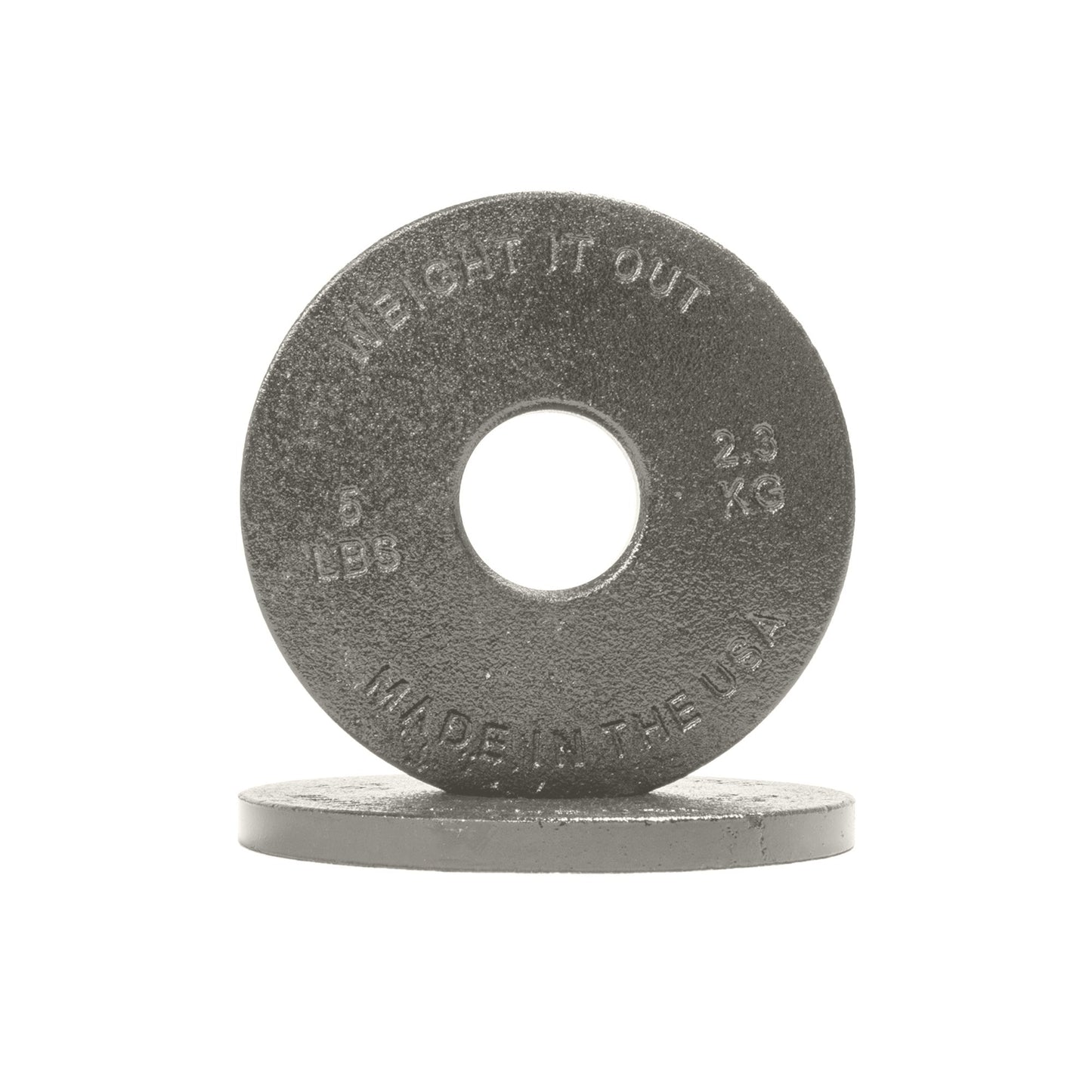 Weight It Out - Standard 1" Center Hole Cast Iron Machined Weight Plate Pairs