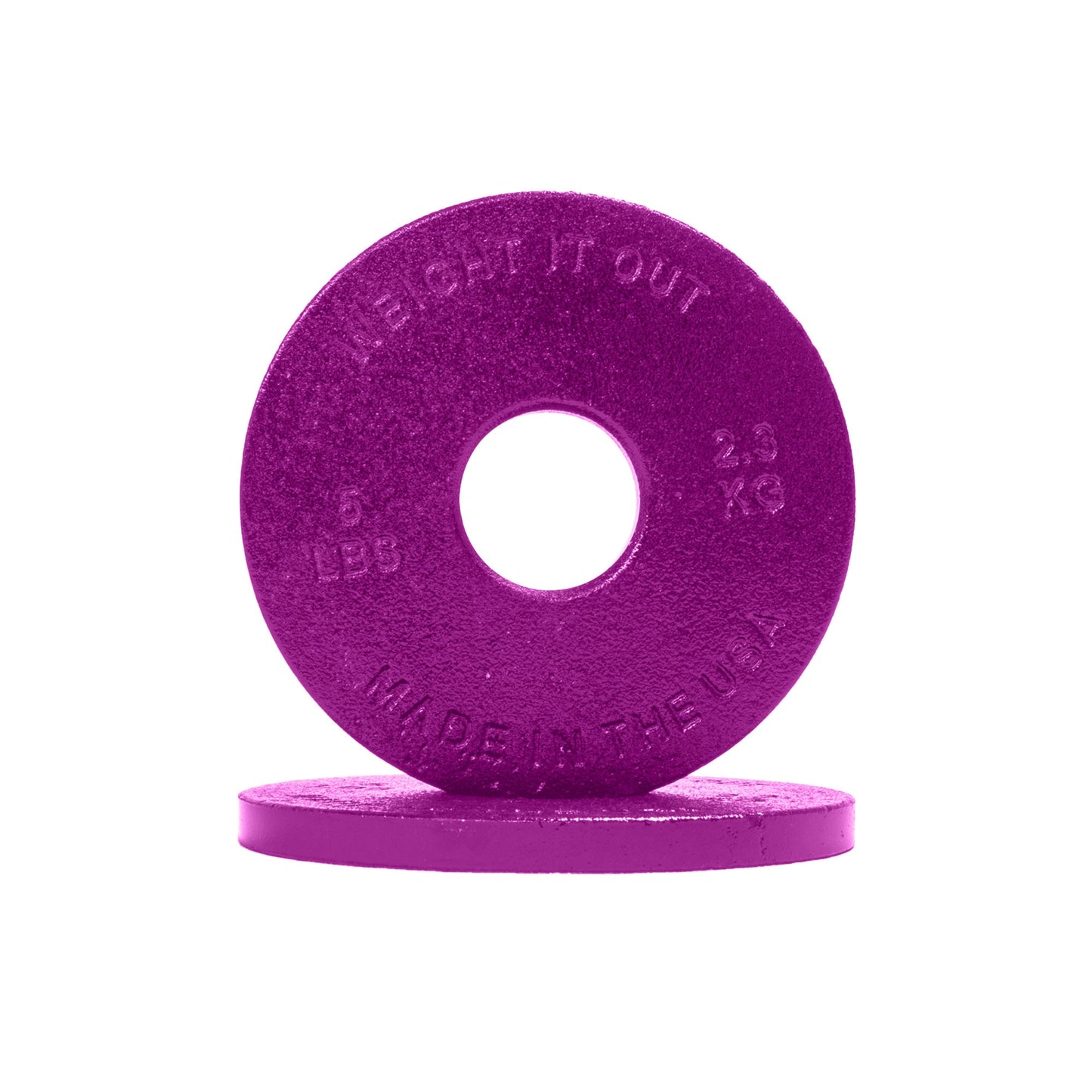 Weight It Out - Standard 1" Center Hole Cast Iron Machined Weight Plate Pairs