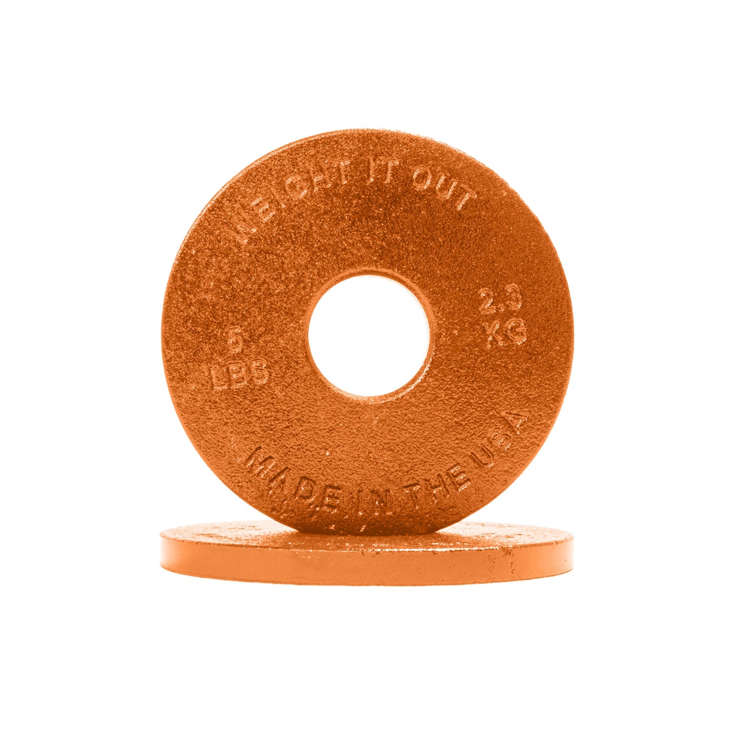 Weight It Out - Standard 1" Center Hole Cast Iron Machined Weight Plate Pairs