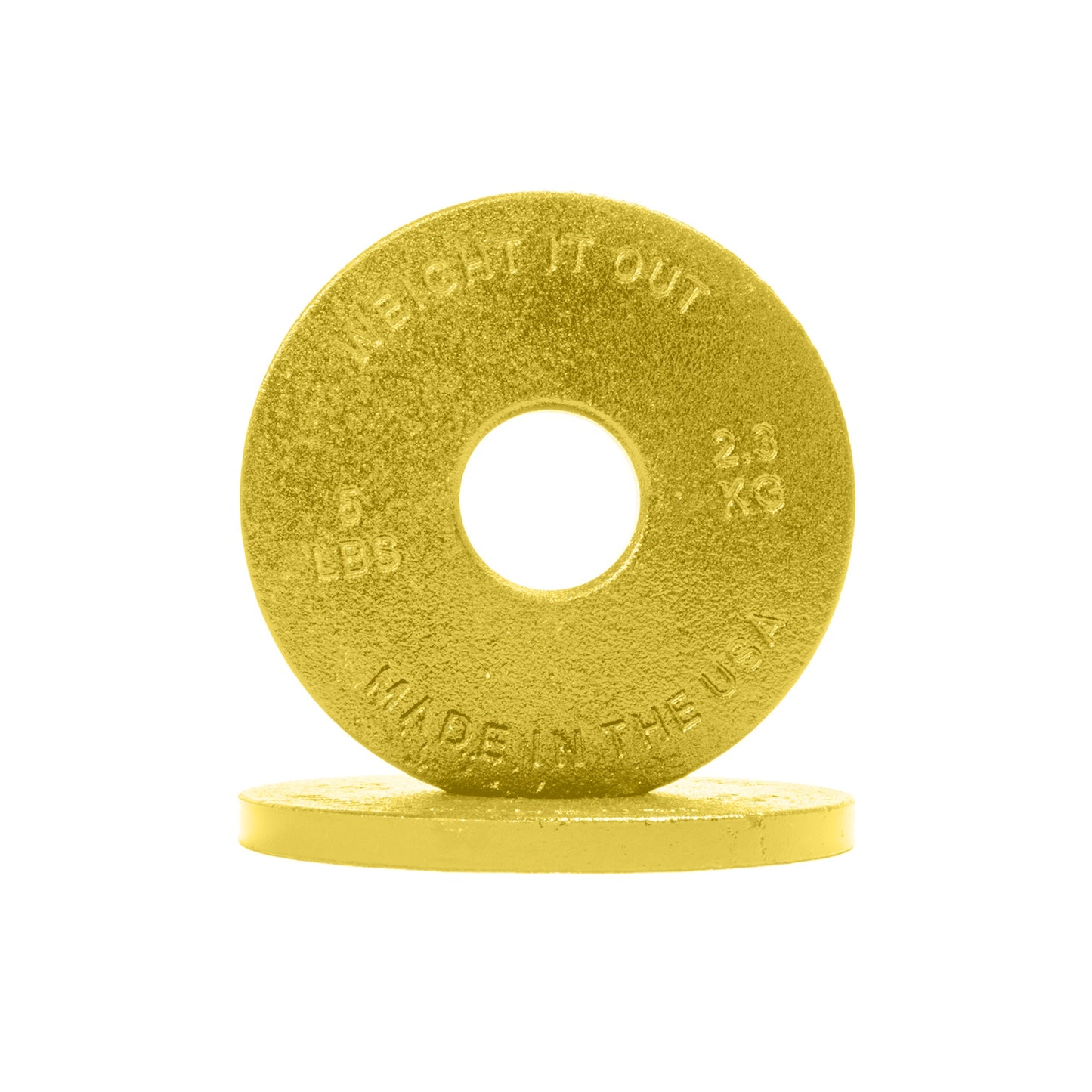 Weight It Out - Standard 1" Center Hole Cast Iron Machined Weight Plate Pairs