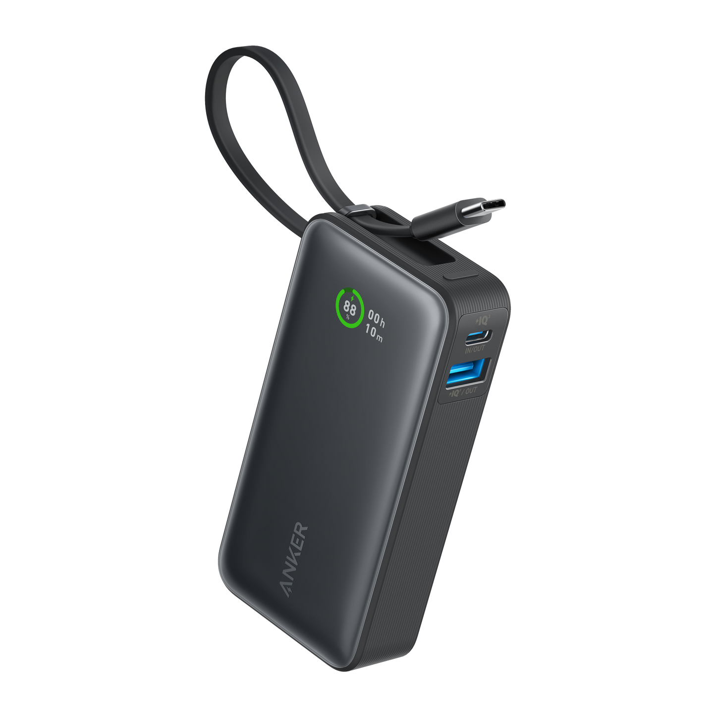 Anker Nano Power Bank (30W, Built-In USB-C Cable) - Mann