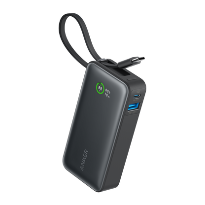 Anker Nano Power Bank (30W, Built-In USB-C Cable) - Mann
