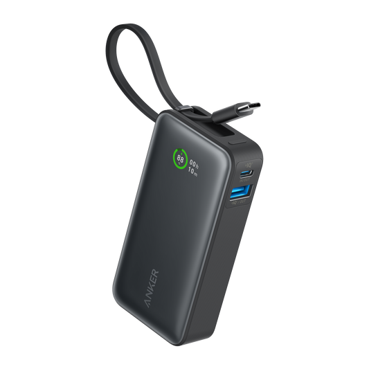 Anker Nano Power Bank (30W, Built-In USB-C Cable) - Mann